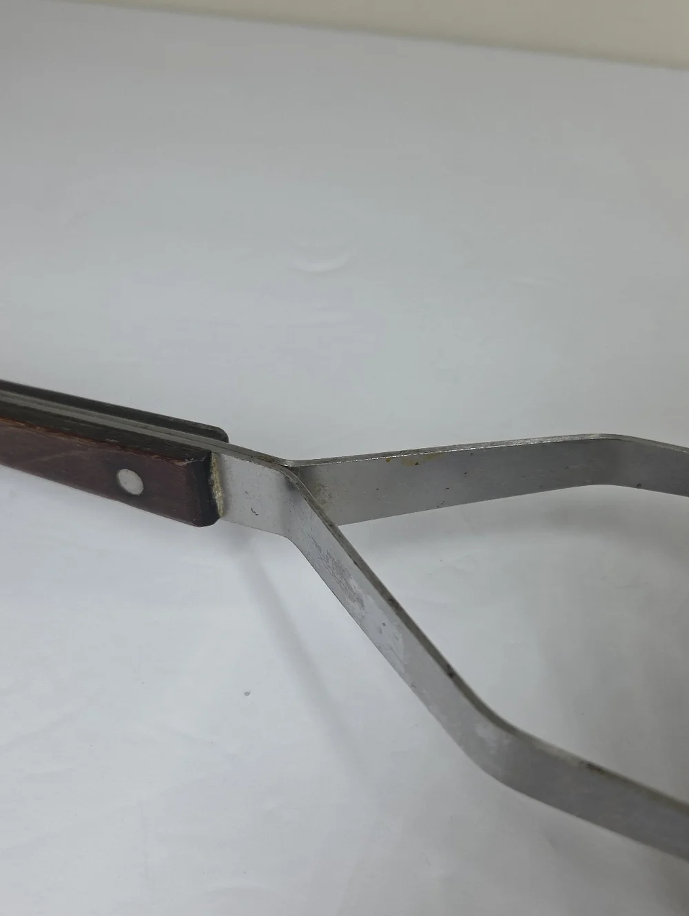 Vtg Androck Japan Stainless Steel Wood Handle Potato Fruit Vegetable Masher